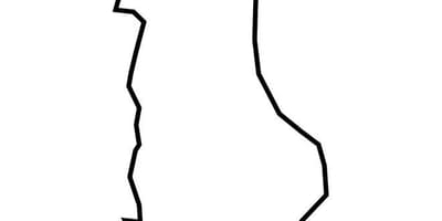 Kat jeyografik nan Albani kat vecteur