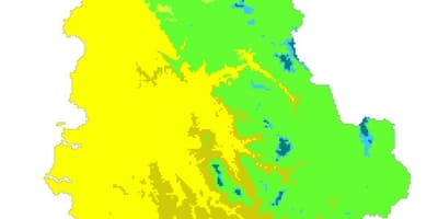Kat jeyografik nan Albani klima
